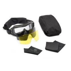 Revision Vollschutz Brille Locust Deluxe Set klar/smoke/gelb