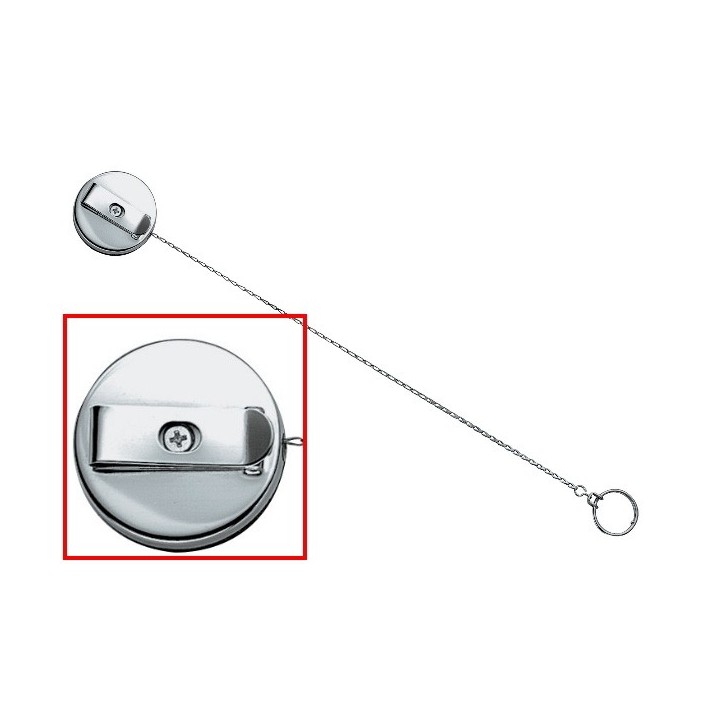 Schlüsselanhänger mit 60 cm Ausziehkette