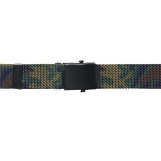 US Hosengürtel Textil 130cm/3cm flecktarn