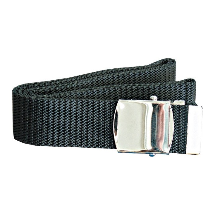 US Hosengürtel Textil 130cm/3,8cm schwarz