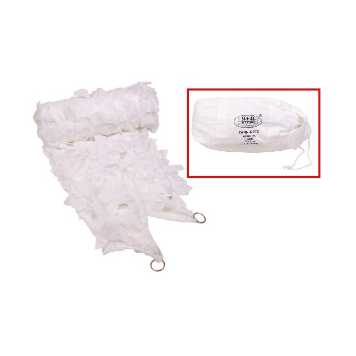 3 x 2 m MFH Tarnnetz mit Beutel weiss 6 m² - 4,98 €/m²