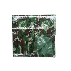 2,85 x 4,0 m Abeckplane PE woodland (11,4m² - 1,93 €/m²) Restposten