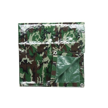 2,85 x 4,0 m Abeckplane PE woodland (11,4m² - 1,93 €/m²) Restposten