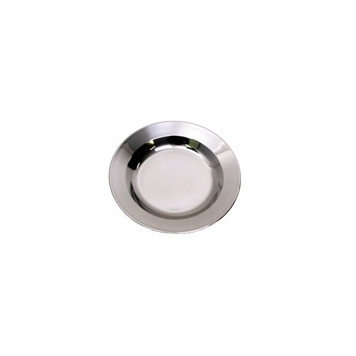 Teller Edelstahl tief 22 cm