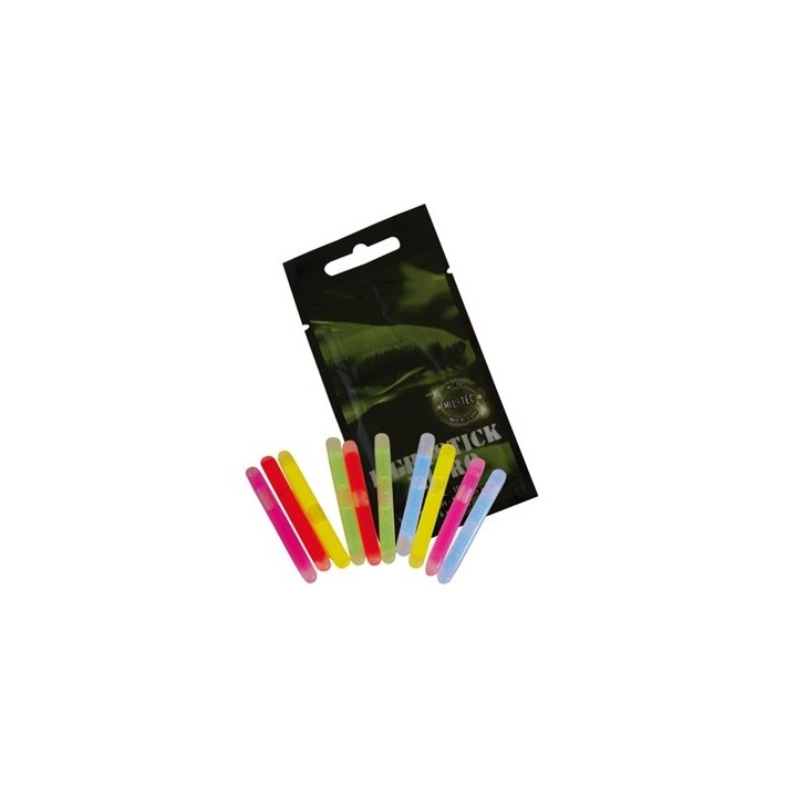 10 Stück Micro Leuchtstab 5 Farben sortiert (Angler) 0,20€/Stück