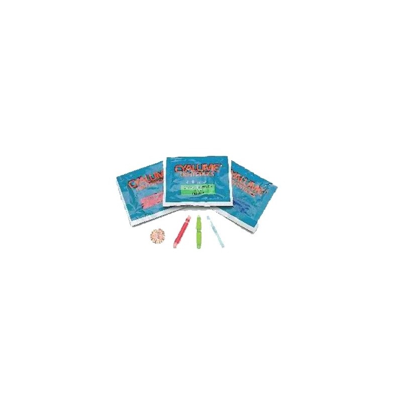 3,9 cm blau Mini-Leuchtstab