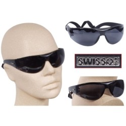 Sportschutzbrille Swiss Eye schwarz/schwarz Restposten