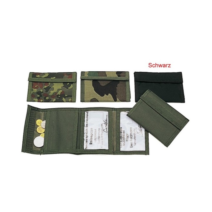 Nylon Geldbörse schwarz