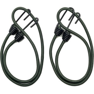 2 Stück Expanderschnur 75cm mit Haken oliv 2,48€/Stück