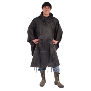 Poncho Ripstop schwarz 2,1 x 1,5m (3,15m² - 7,92 €/m²)