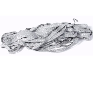 1m Kragenlitze UFFZ silber 8mm (NVA) Repro - 3,50€/m