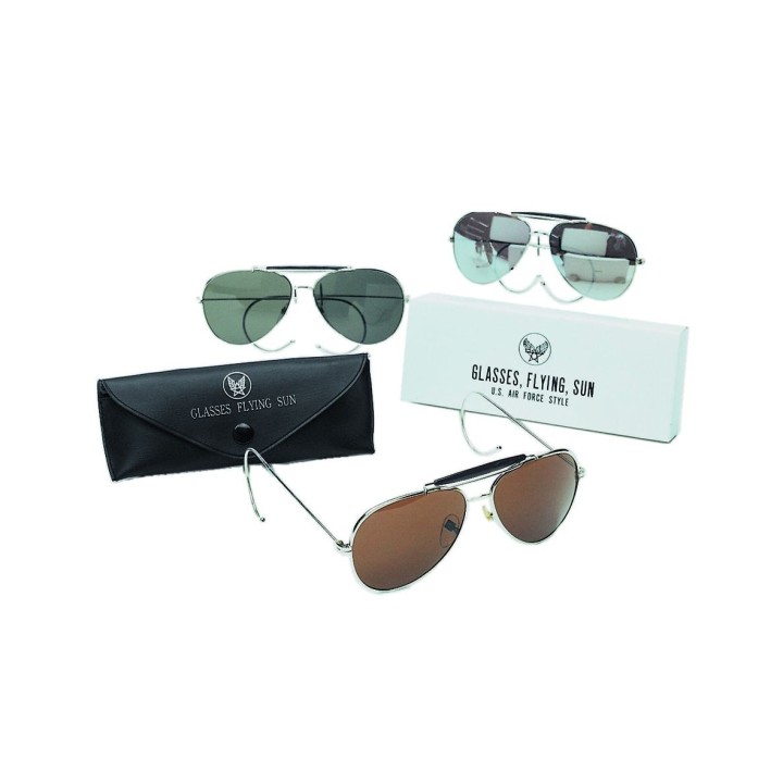 AF Sonnenbrille m. Etui verspiegelt Restposten