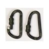 2 Stück Tactical Karabiner 6cm woodland - 3,95€/Stück Restposten