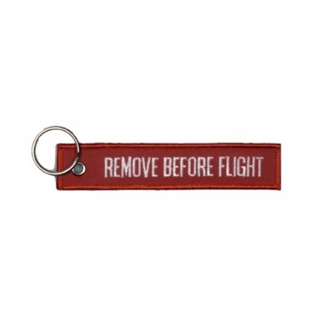 Schlüsselanhänger Remove Before Flight rot