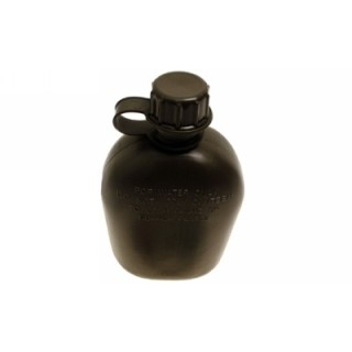 US Feldflasche 1 Qt. Kunststoff ohne Hülle BPA-frei oliv