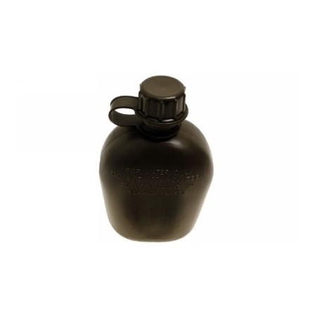 US Feldflasche 1 Qt. Kunststoff ohne Hülle BPA-frei oliv