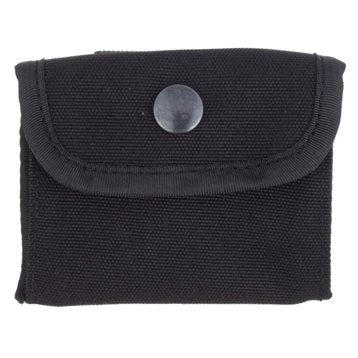 Security Koppeltasche m. Druckknopf schwarz 7,5 x 9,5 cm