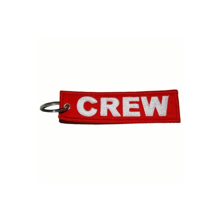 Schlüsselanhänger CREW rot