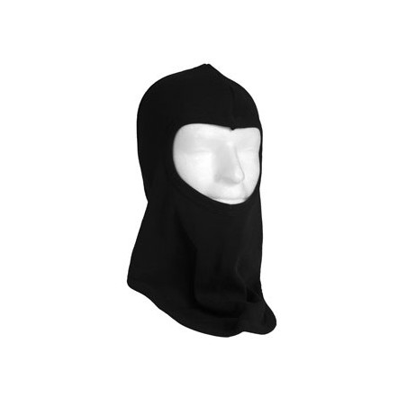 Kopfhaube Balaclava lang 1-Loch schwarz