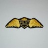 Aufnäher Pilot gold 3,2 x 10