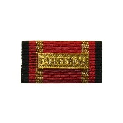 Bundeswehr Ordensspange Auslandseinsatz E.FREEDOM gold