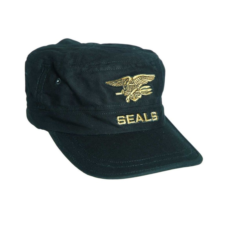 Baseball Cap Seals schwarz Restposten