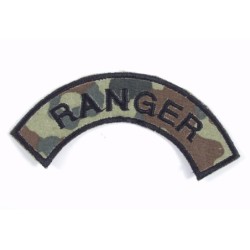 BW Armabzeichen RANGER klein flecktarn/schwarz Restposten