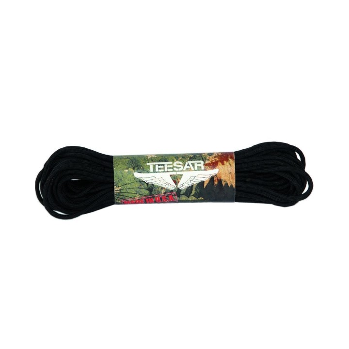 US Fallschirmleine Nylon schwarz 15m - 0,60 €/m