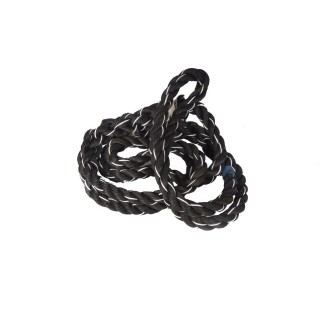 Bundeswehr Seil 2,6m schwarz/weiss neu - 13,45 €/m