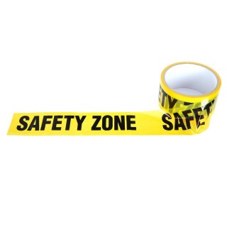 Absperrband 30m Safety Zone gelb/schwarz - 0,10 €/m