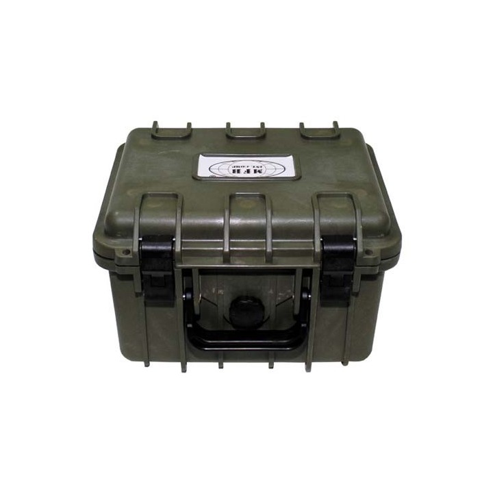 MFH Wasserdichte Transportbox oliv 26,7 x 23,9 x 17,6