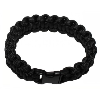 MFH Paracord Armband L 22cm 270cm schwarz 1,30€/m