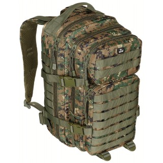MFH US Rucksack 30L Assault I digital woodland Restposten