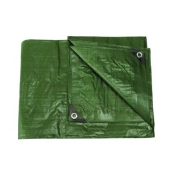 2,85 x 4,0 m Abeckplane PE oliv 11,4m²  - 1,49 €/m²
