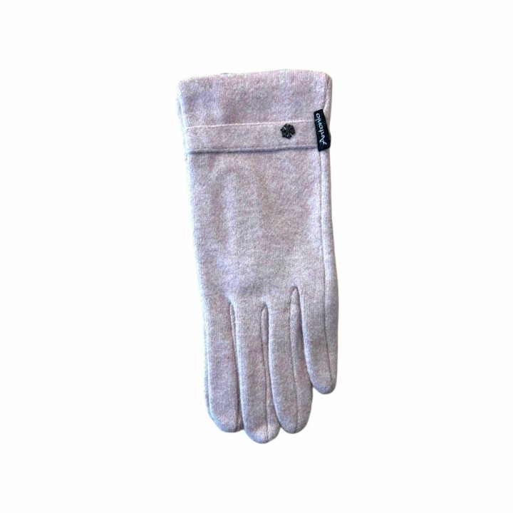 Leichte Winter Damen Handschuhe » Soft Elegant » Winterhandschuhe » Fingerhandschuhe mit Touch-Funktion - Rosa