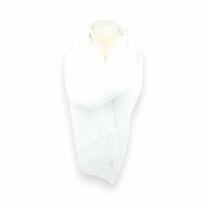 Winter Damen Schal Trapez » Bouclé Damenschal 200x40 cm » Winterschal Trapezschal » Alpaca Touch-Feeling | weich & flauschig