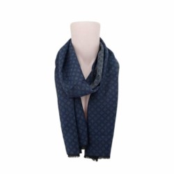 Herren Schal » Cashmera Winterschal » Winter Herrenschal Watson » 180 x 30 cm » zeitloses Design - Blau