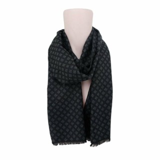 Herren Schal » Cashmera Winterschal » Winter Herrenschal Watson » 180 x 30 cm » zeitloses Design - Schwarz-Grau