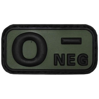 Klett Patch 3D  Blutgruppe 0 NEG