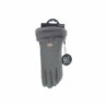 Damen Handschuhe gefüttert » Damenhandschuhe mit Touchfunktion » Winterhandschuhe mit Kunstpelz » Wildlederoptik 'NY Style' S