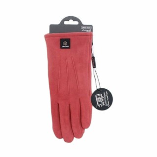 Gefütterte Winter Damen Handschuhe » Winterhandschuhe mit Teddy Innenfutter » Fingerhandschuhe mit drei Streifen auf Handrück