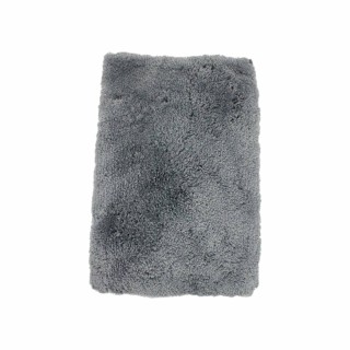Badvorleger 60 x 40 cm » Badezimmer Teppich Vorleger extra weich » dicke Badematte 1300 g/m² » flauschiger Badeteppich - Grau