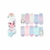10er Pack Kinder Socken » Set 10 Paar bunte Kindersocken » Kinderstrümpfe 'Regenbogen' - Katze / 35-38