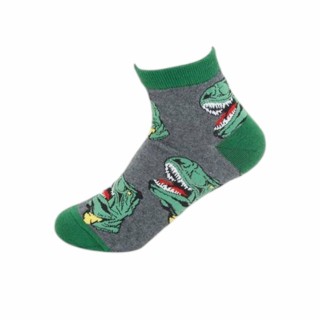Kinder Crazy Socks » Bunte Kindersocken » Kinderstrümpfe » Füßlinge » Kinder Socken Größe 30-33 und 34-37 - 34-37 / Dinosauri