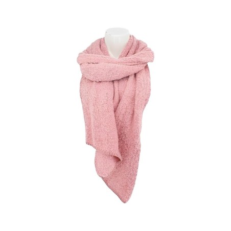 Winter Damen Schal Trapez » Bouclé Damenschal 200x40 cm » Winterschal Trapezschal » Alpaca Touch-Feeling | weich & flauschig