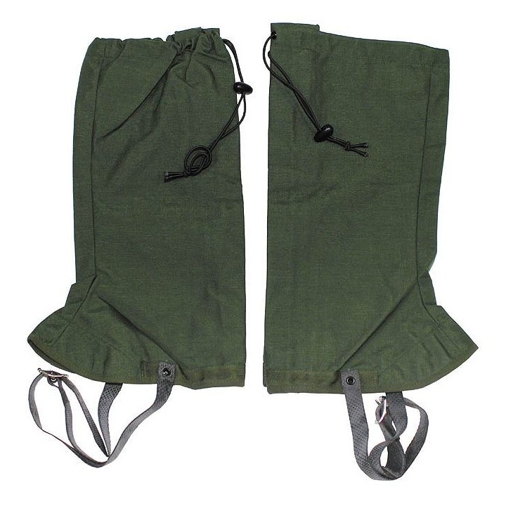 Britische Gamaschen oliv neuwertig Restposten