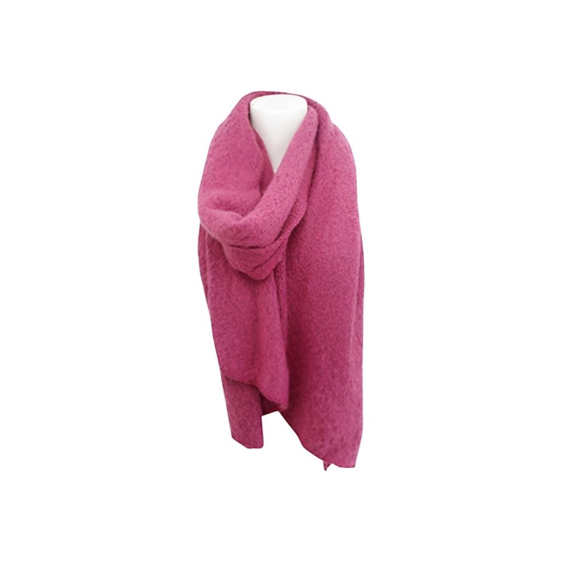 Winter Damen Schal Trapez » Bouclé Damenschal 200x40 cm » Winterschal Trapezschal » Alpaca Touch-Feeling | weich & flauschig