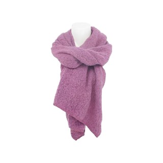 Winter Damen Schal Trapez » Bouclé Damenschal 200x40 cm » Winterschal Trapezschal » Alpaca Touch-Feeling | weich & flauschig