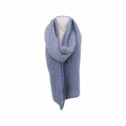 Winter Damen Schal Trapez » Bouclé Damenschal 200x40 cm » Winterschal Trapezschal » Alpaca Touch-Feeling | weich & flauschig