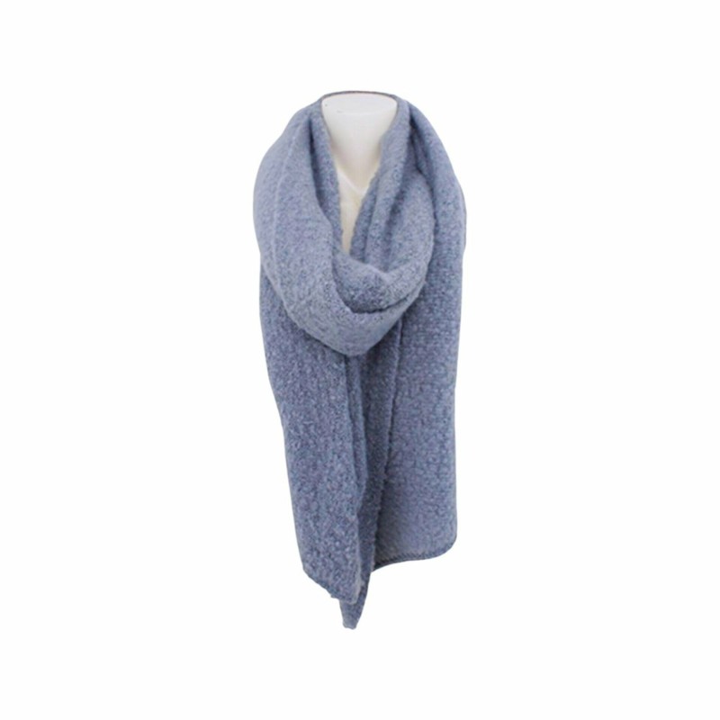 Winter Damen Schal Trapez » Bouclé Damenschal 200x40 cm » Winterschal Trapezschal » Alpaca Touch-Feeling | weich & flauschig